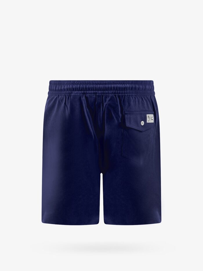 Polo Ralph Lauren Recycled Nylon Swim Trunks With Embroidered Logo On The Front