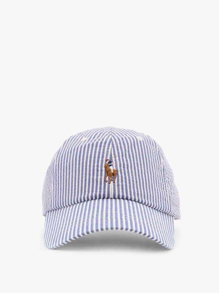 Polo Ralph Lauren Striped Cotton Blend Baseball Hat
