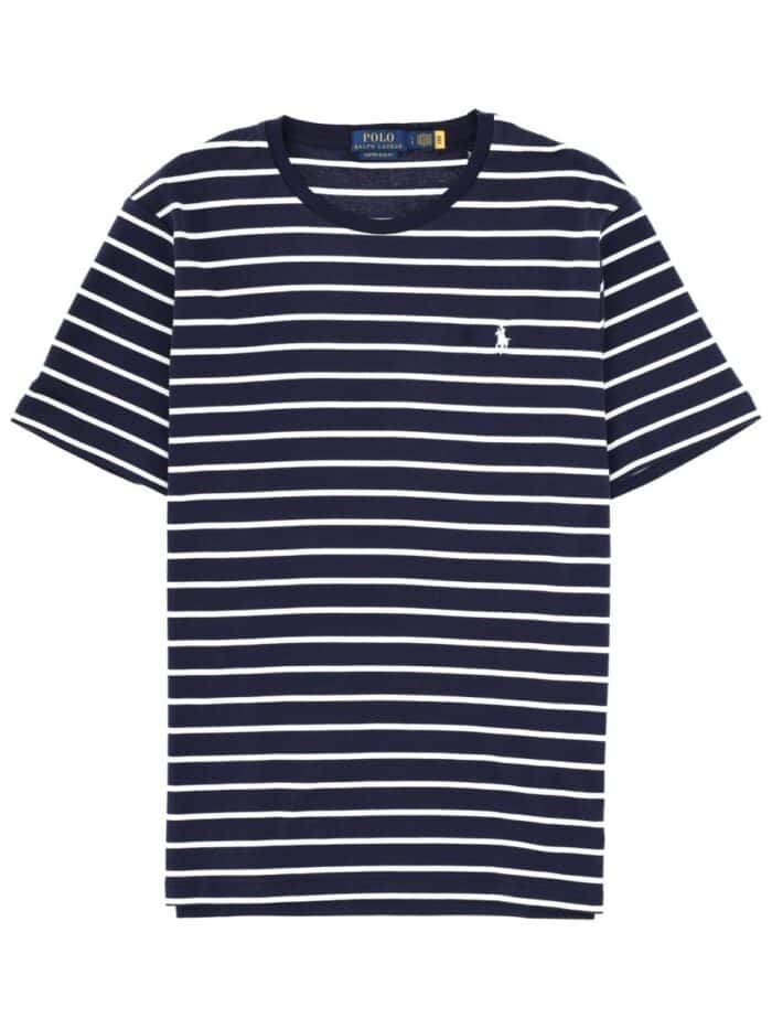 polo ralph lauren striped logo t shirt Polo Ralph Lauren STRIPED LOGO T-SHIRT