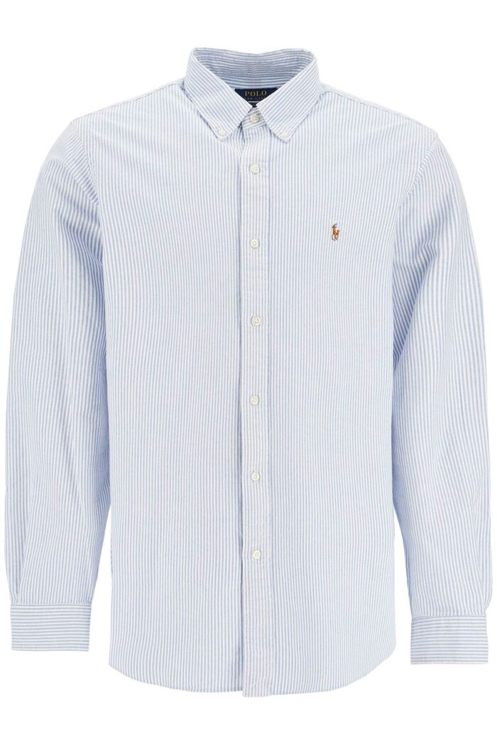 POLO RALPH LAUREN 'striped Oxford Custom Fit Shirt'