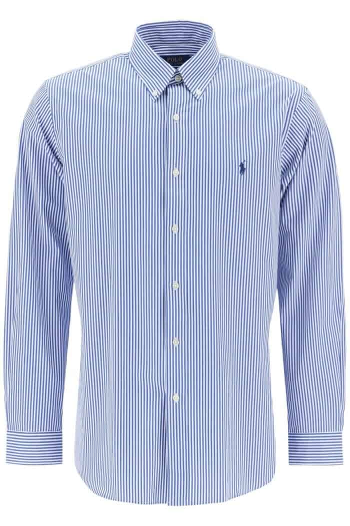 POLO RALPH LAUREN 'striped Stretch Poplin Shirt With