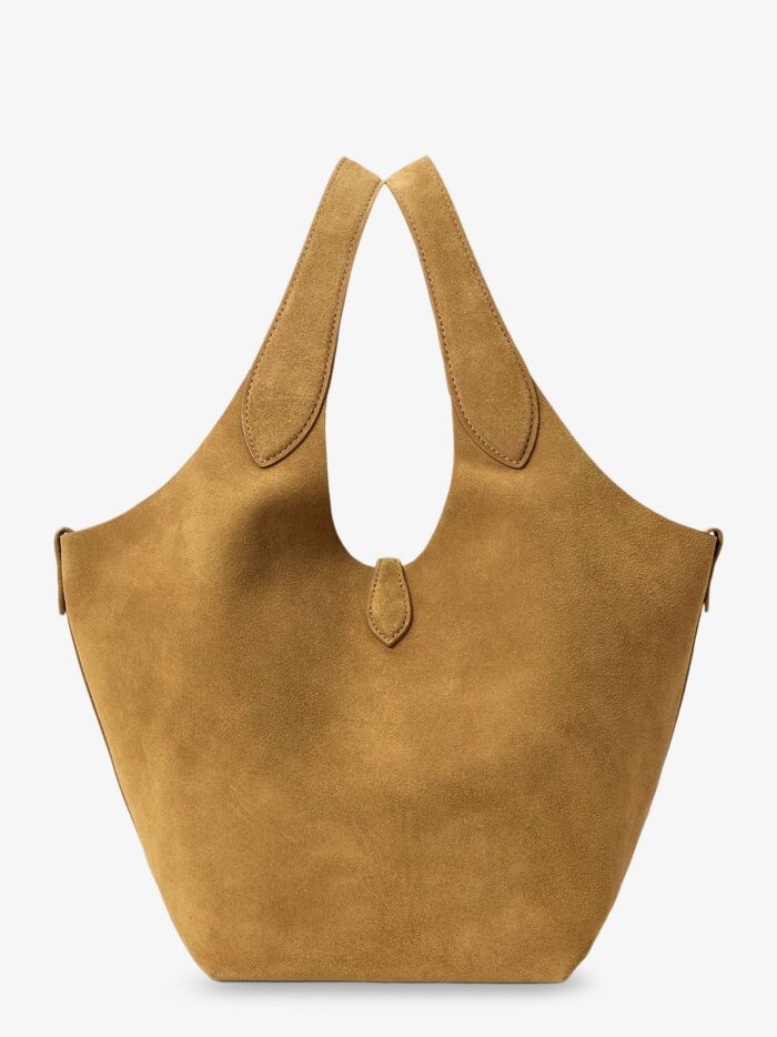 Polo Ralph Lauren Suede Shoulder Bag With Logo
