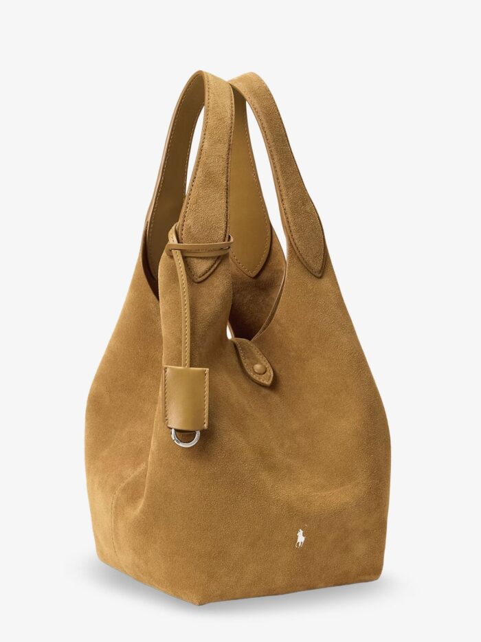 Polo Ralph Lauren Suede Shoulder Bag With Logo