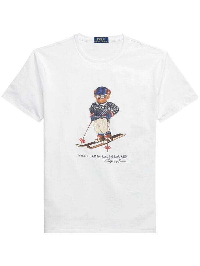 POLO RALPH LAUREN Teddy Print Cotton T-shirt