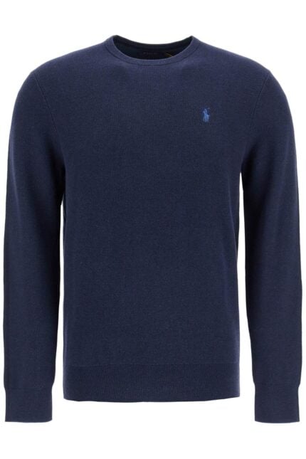 POLO RALPH LAUREN Textured Cotton Pullover Sweater