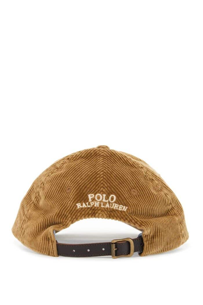 polo ralph lauren velvet ribbed baseball cap with nine POLO RALPH LAUREN Velvet Ribbed Baseball Cap With Nine