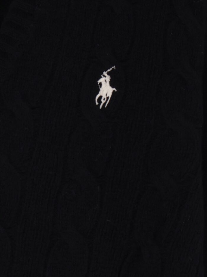 Polo Ralph Lauren Wool And Cashmere Blend Sweater With Embroidered Logo On The Front