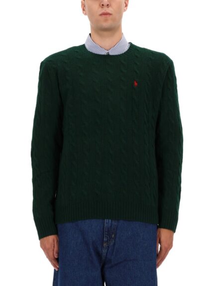 Polo Ralph Lauren WOOL AND CASHMERE CABLE KNIT SWEATER