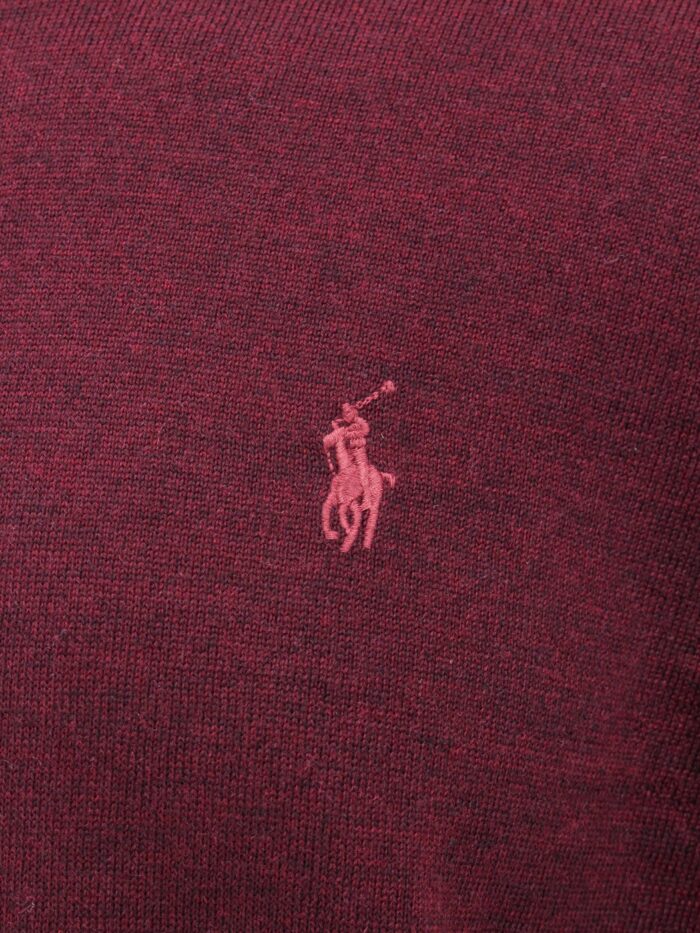 Polo Ralph Lauren Wool Slim Fit Sweater With Logo Embroidery