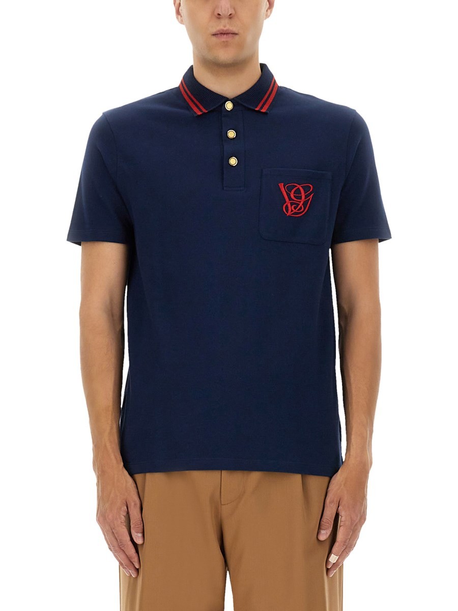 Valentino Garavani POLO SHIRT WITH VG EMBROIDERY