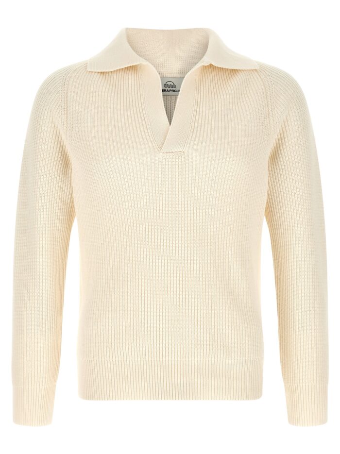 riviera project polo sweater RIVIERA PROJECT Polo Sweater