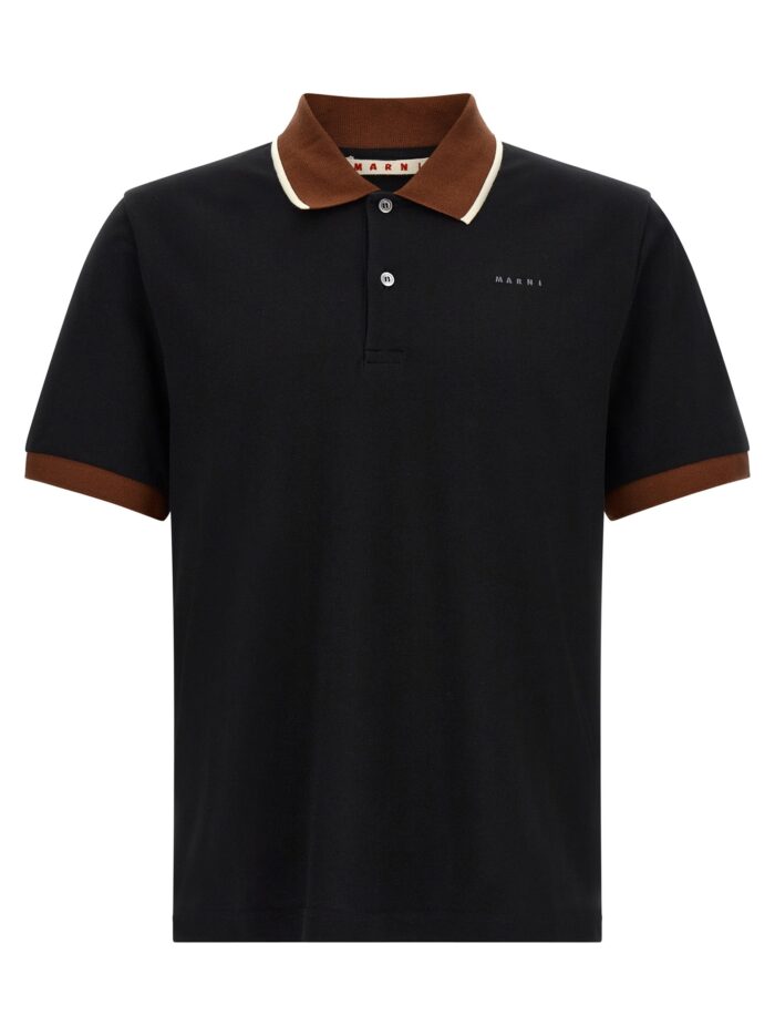 marni polo with contrasting details Marni Polo With Contrasting Details