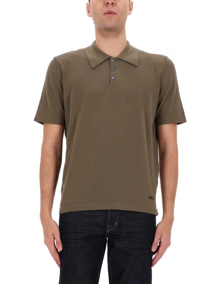 A.p.c. Polo With Logo