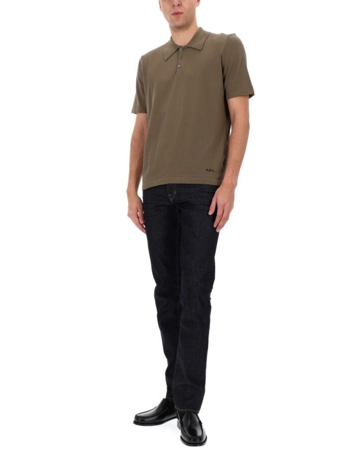 A.p.c. Polo With Logo
