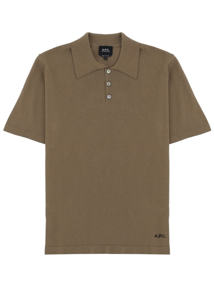 A.p.c. Polo With Logo