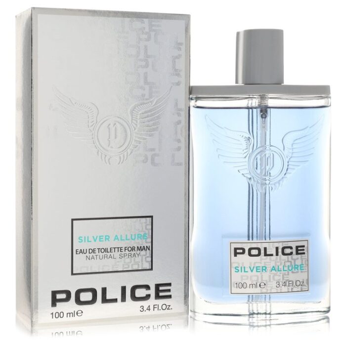 Police Contemporary Silver Allure By Police Colognes - Eau De Toilette Spray 3.4 Oz - Image 1