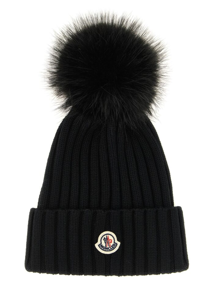 moncler pompon wool beanie Moncler Pompon Wool Beanie