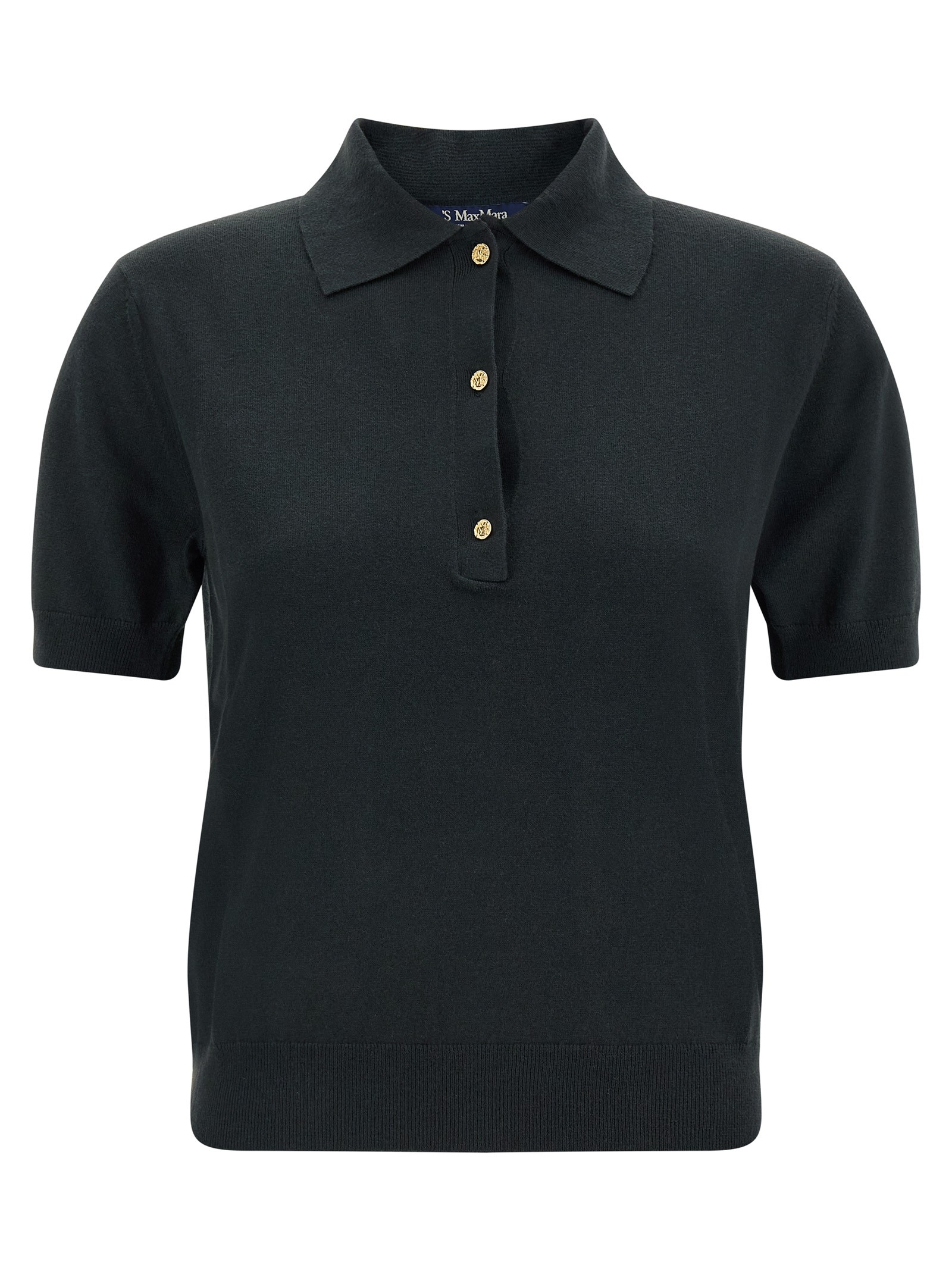 MAX MARA 'S 'Pomposa' Knit Polo Shirt