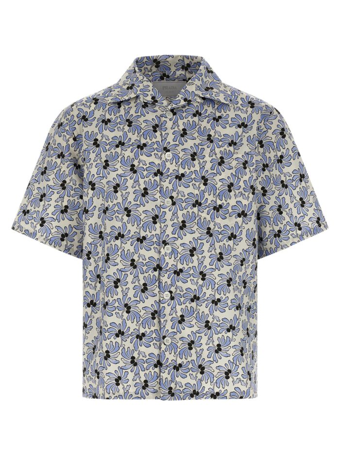 prada pongé shirt PRADA Pongé Shirt