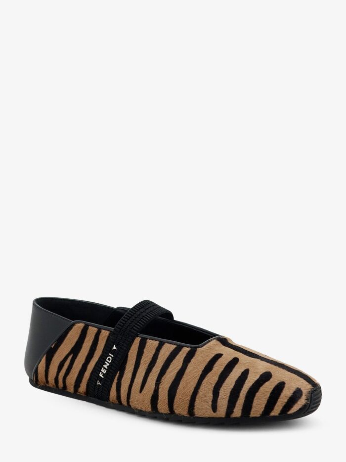 Fendi Pony Hair Ballet Flats