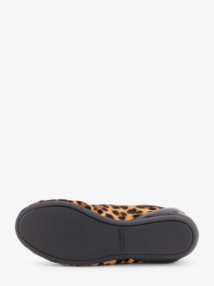 Dolce & Gabbana Ponyskin Sneakers With Metal DG Logo