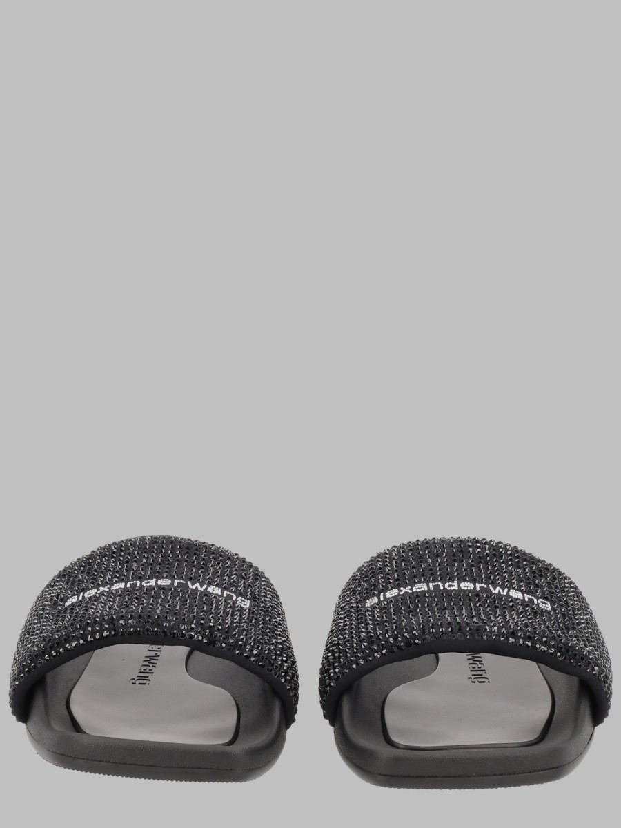 Alexander Wang Pool Slide "hotfix" Crystal