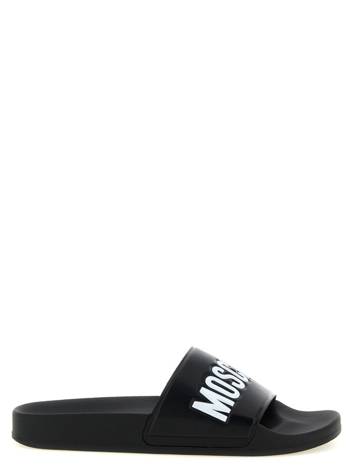 moschino 'pool' slides Moschino 'Pool' Slides