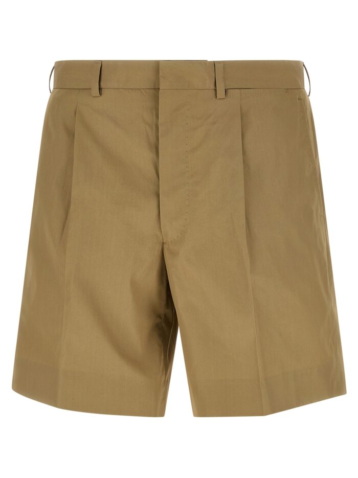 prada poplin bermuda shorts PRADA Poplin Bermuda Shorts