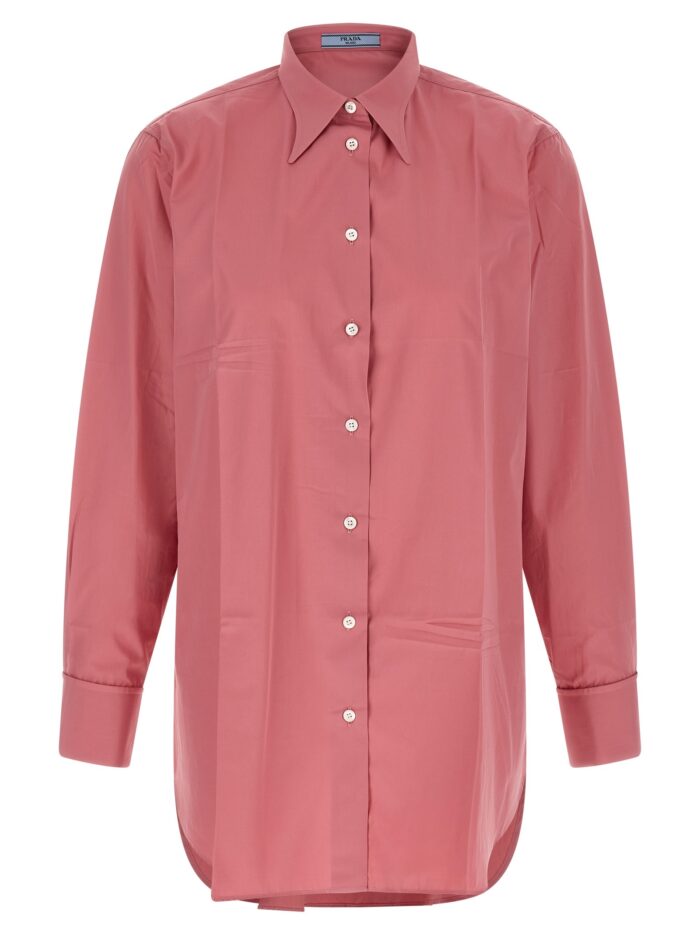 prada poplin shirt PRADA Poplin Shirt