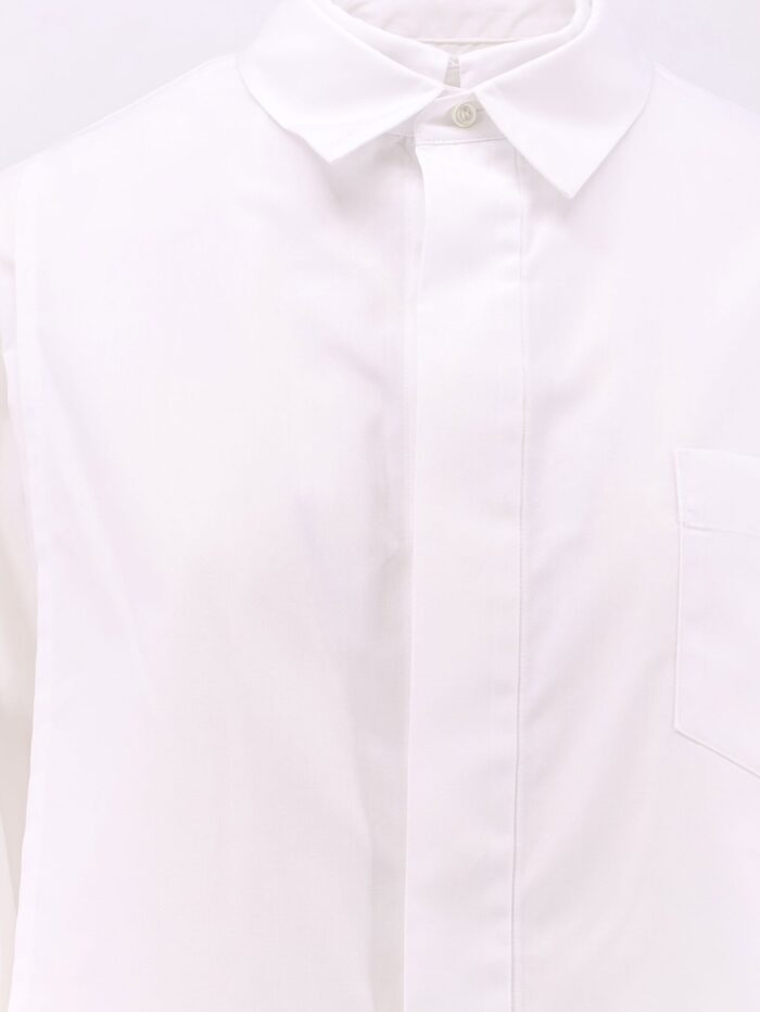 SACAI Poplin Shirt With Front Panel