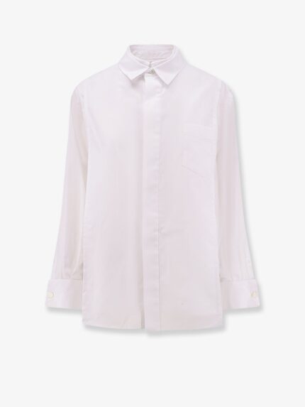 SACAI Poplin Shirt With Front Panel