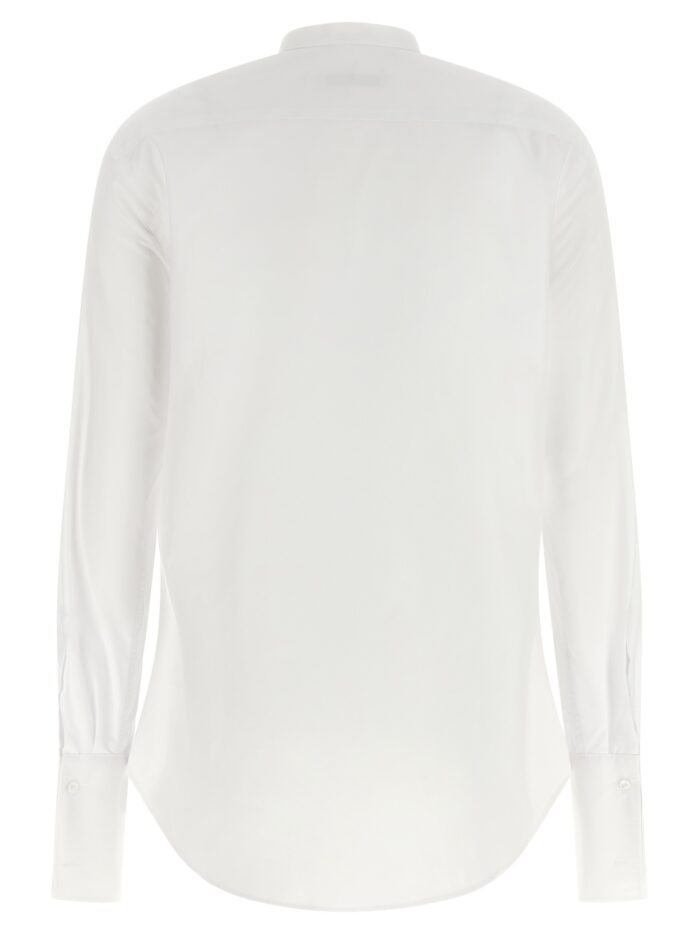 Fendi Poplin Shirt With Plastron Piqué