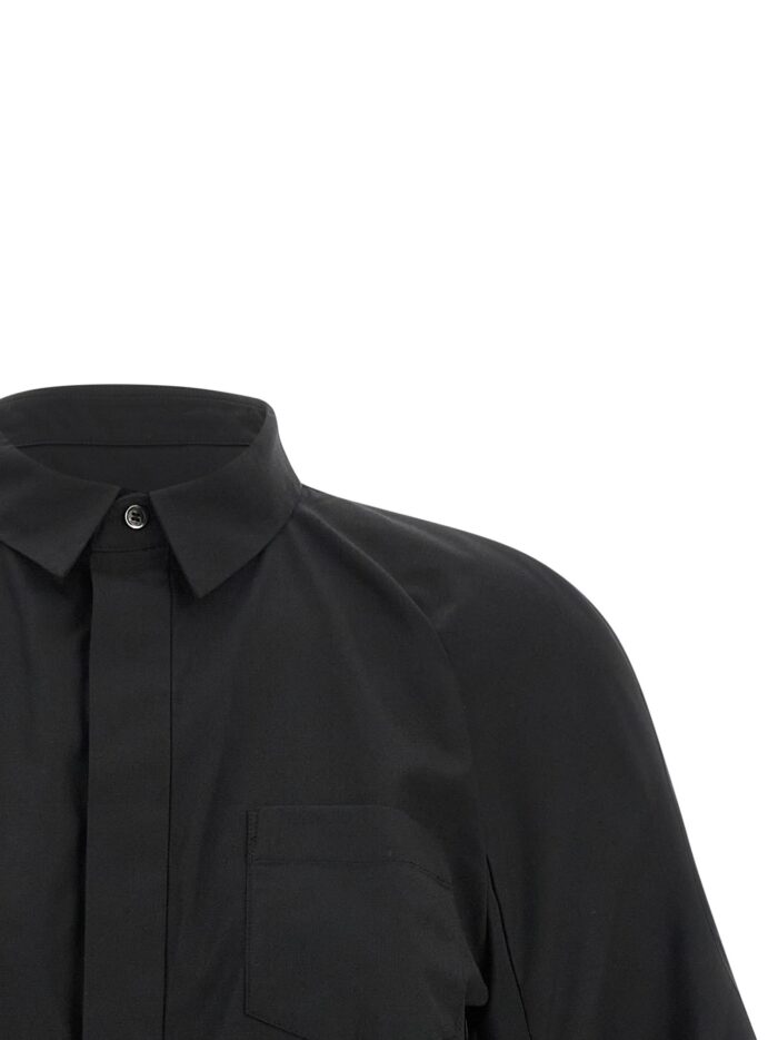 SACAI Poplin Shirt With Wide Sleeves