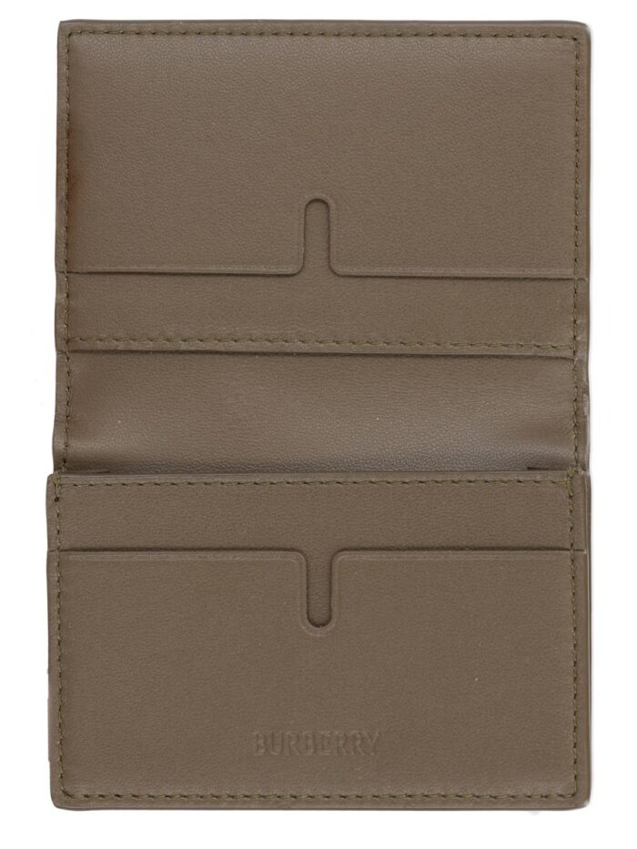 Burberry Portacarte A Libro Con Stampa "Check"