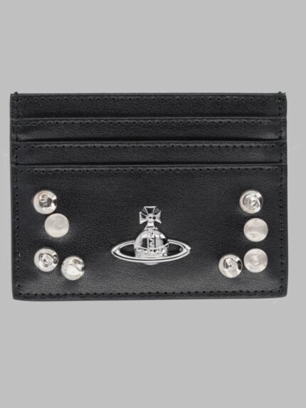 Vivienne Westwood Portacarte Borchiato Con Orb