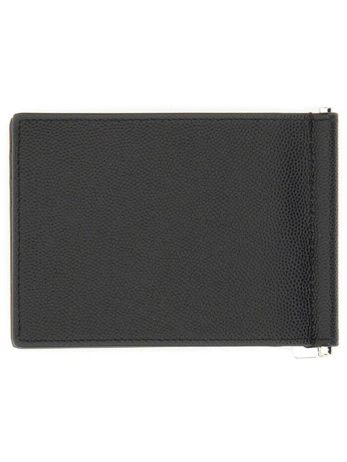 Saint Laurent PORTACARTE CON CLIP PER BANCONOTE
