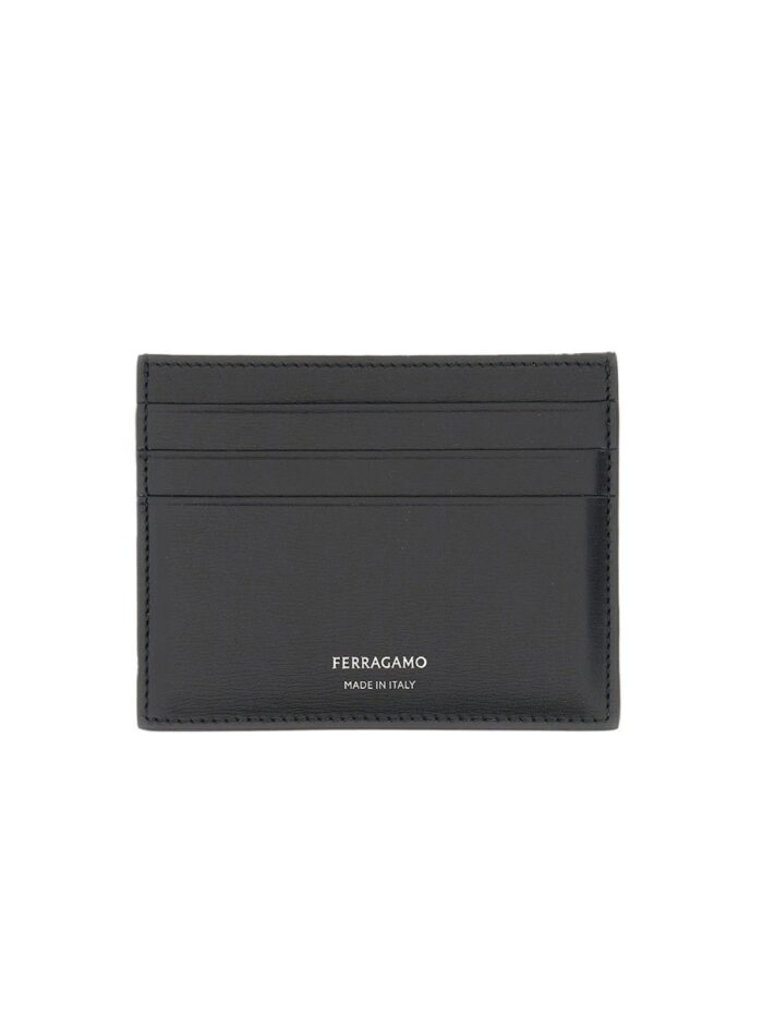 ferragamo portacarte con logo Ferragamo PORTACARTE CON LOGO