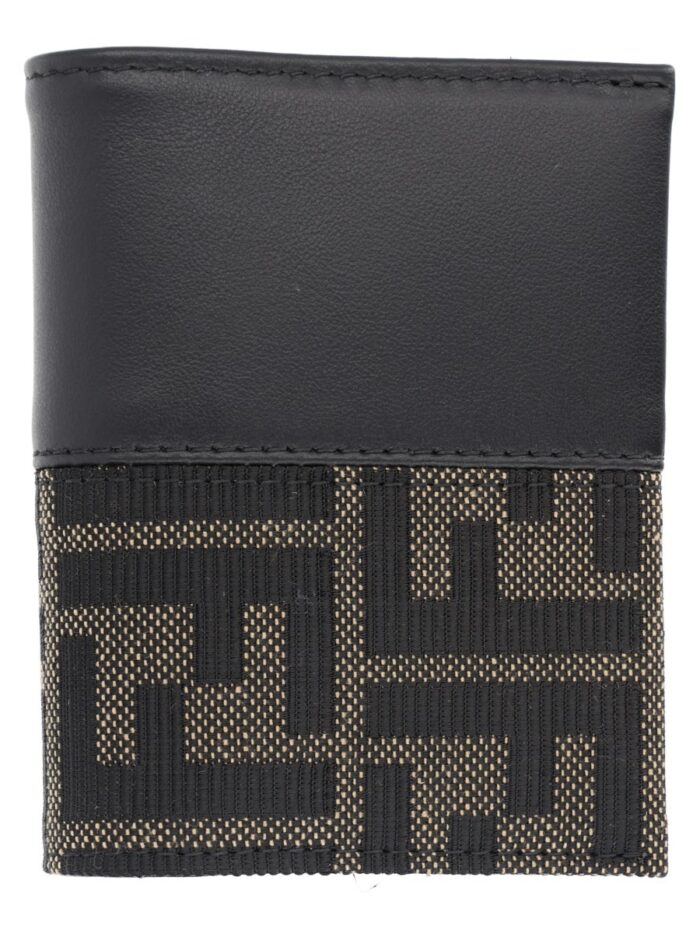 fendi portacarte ff con fascia in jacquard Fendi Portacarte FF Con Fascia In Jacquard