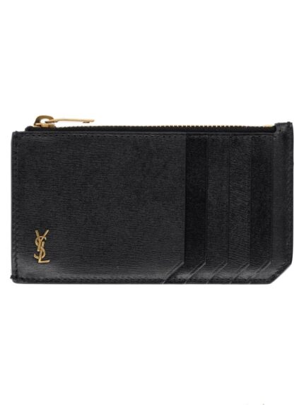 Saint Laurent Portacarte "Fragments" Tiny Cassandre