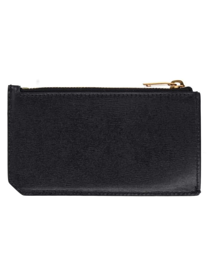 Saint Laurent Portacarte "Fragments" Tiny Cassandre