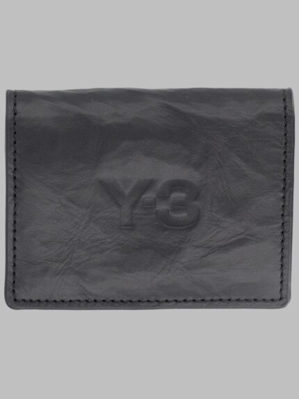 Y - 3 Portacarte In Pelle Con Logo