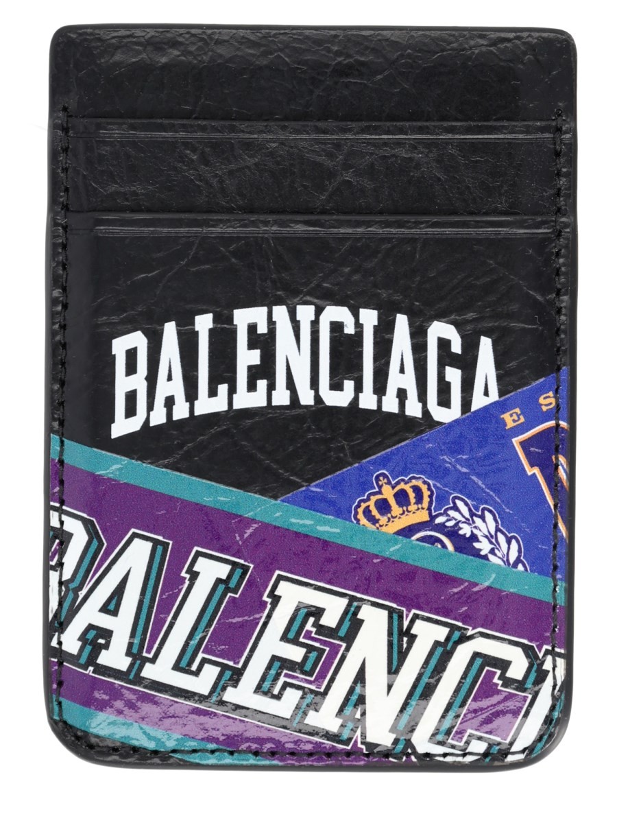Balenciaga Portacarte Magnetico Con Stampa
