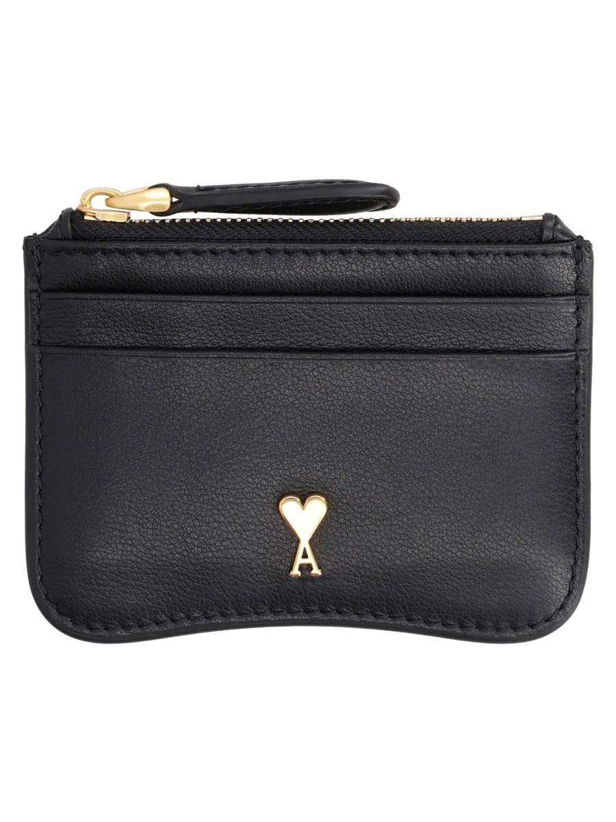 AMI PARIS Portacarte "Paris Paris" Con Zip
