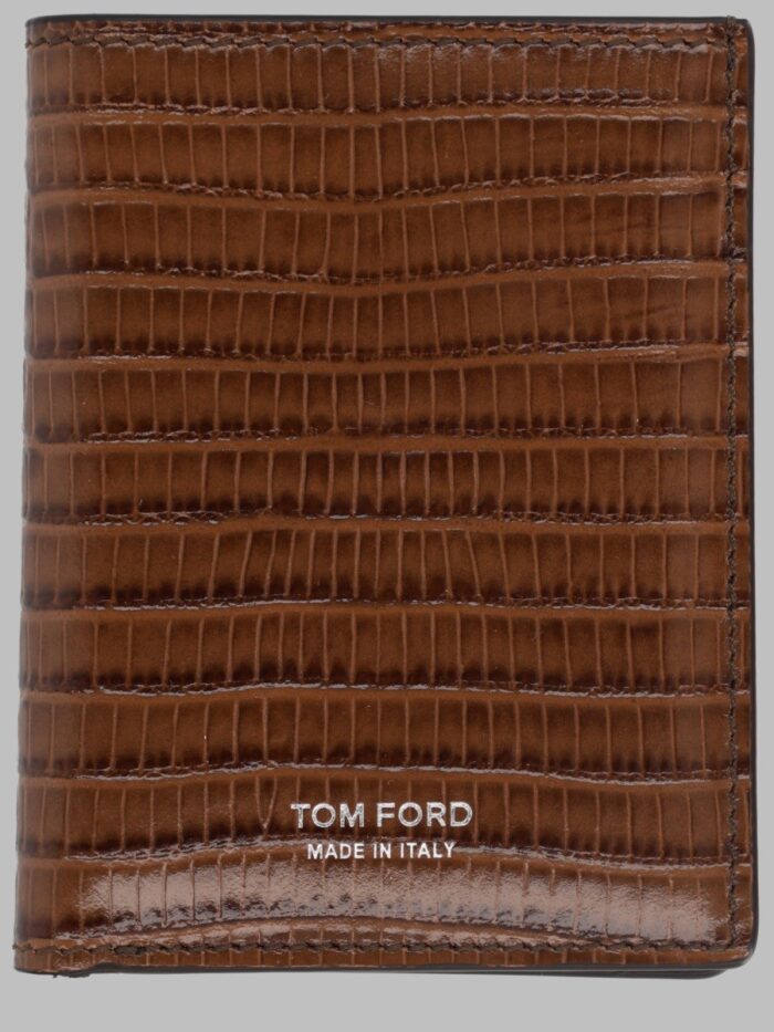 tom ford portacarte pieghevole "t line classic" TOM FORD Portacarte Pieghevole "T Line Classic"