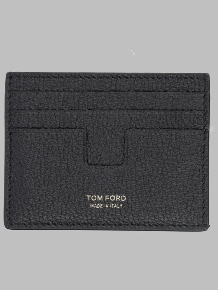 tom ford portacarte "t line" in pelle TOM FORD PORTACARTE "T LINE" IN PELLE