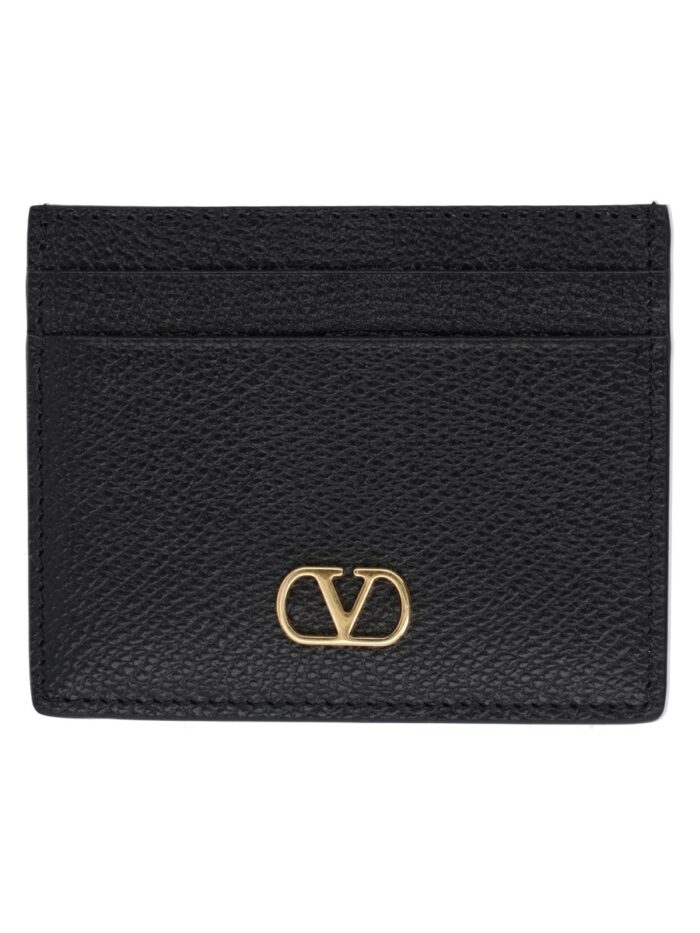 valentino garavani portacarte "vlogo signature" in pelle Valentino Garavani PORTACARTE "VLOGO SIGNATURE" IN PELLE
