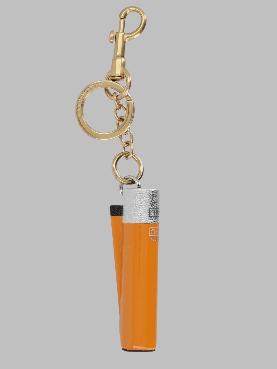 ANYA HINDMARCH Portachiave Con Charm "Clipper"