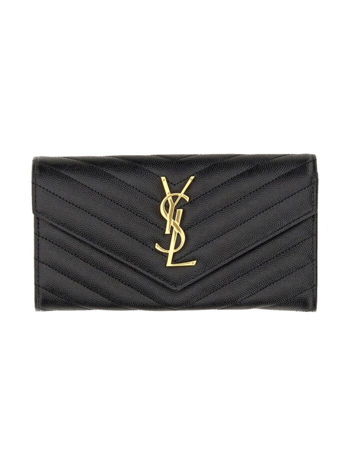 saint laurent portafogli con logo monogram Saint Laurent PORTAFOGLI CON LOGO MONOGRAM