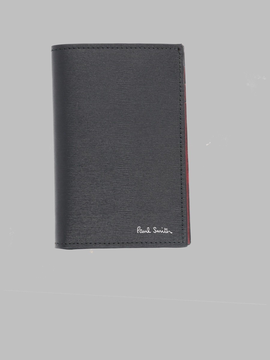 PAUL SMITH PORTAFOGLIO BI-FOLD IN PELLE