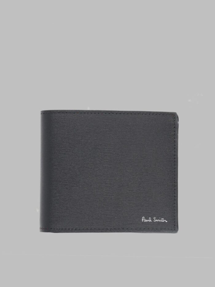 paul smith portafoglio bi fold in pelle PAUL SMITH PORTAFOGLIO BI-FOLD IN PELLE